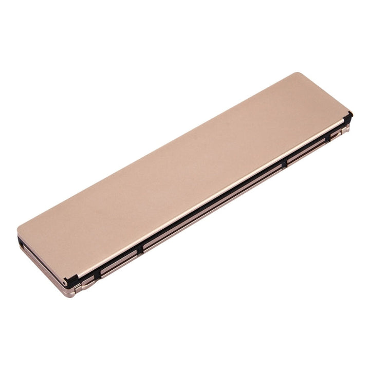 BowLift | F18 Ultra-slim Rechargeable Portable 58 Key Bluetooth Wireless Keyboard with Holder (Gold)