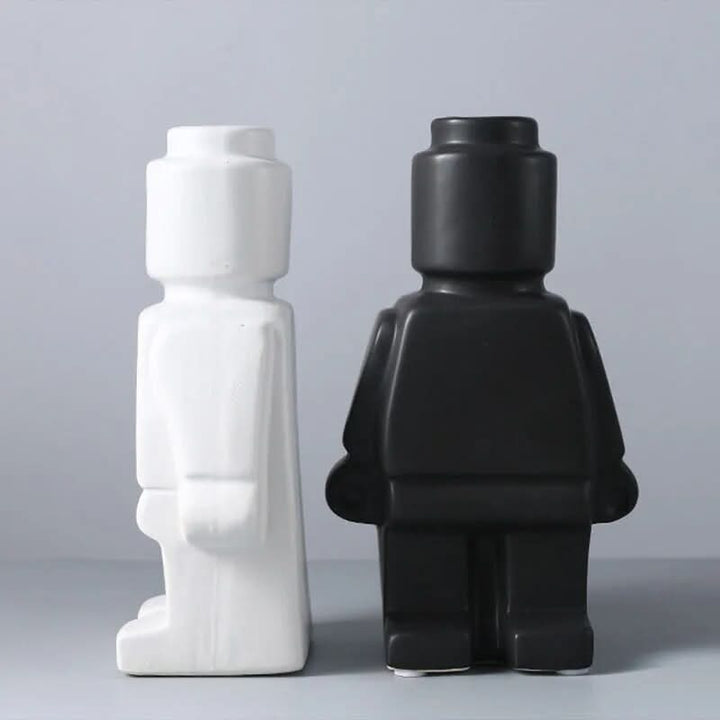 BowLift | Colorful Lego-Inspired Body Vase in Resin