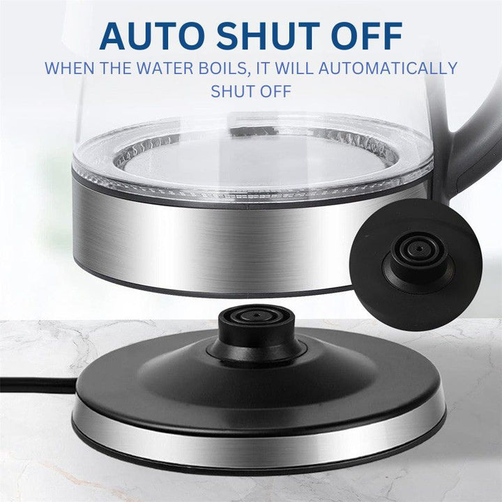 BowLift | 1.8L Electric Glass Kettle with LED Illumination