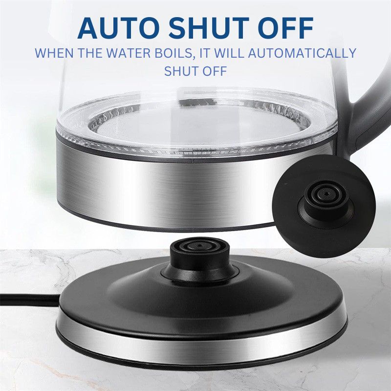 BowLift | 1.8L Electric Glass Kettle with LED Illumination