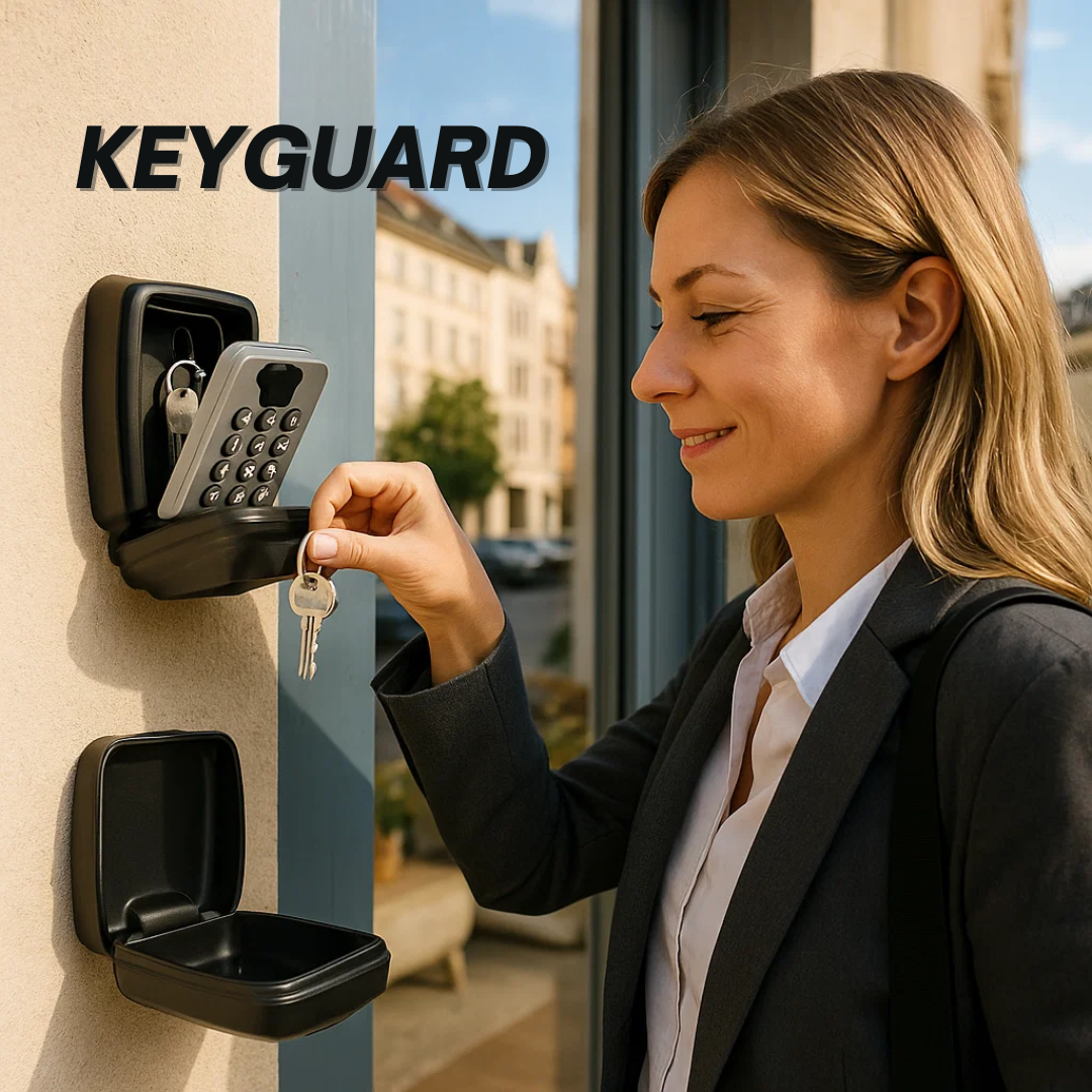KeyGuard Outdoor Safe – Weatherproof Wall-Mounted Key Box | Bowlift
