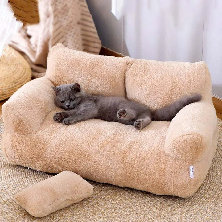 BowLift | Plush Fleece Dog Sofa Bed for Ultimate Comfort – Spacious and Machine Washable Cat Sofa
