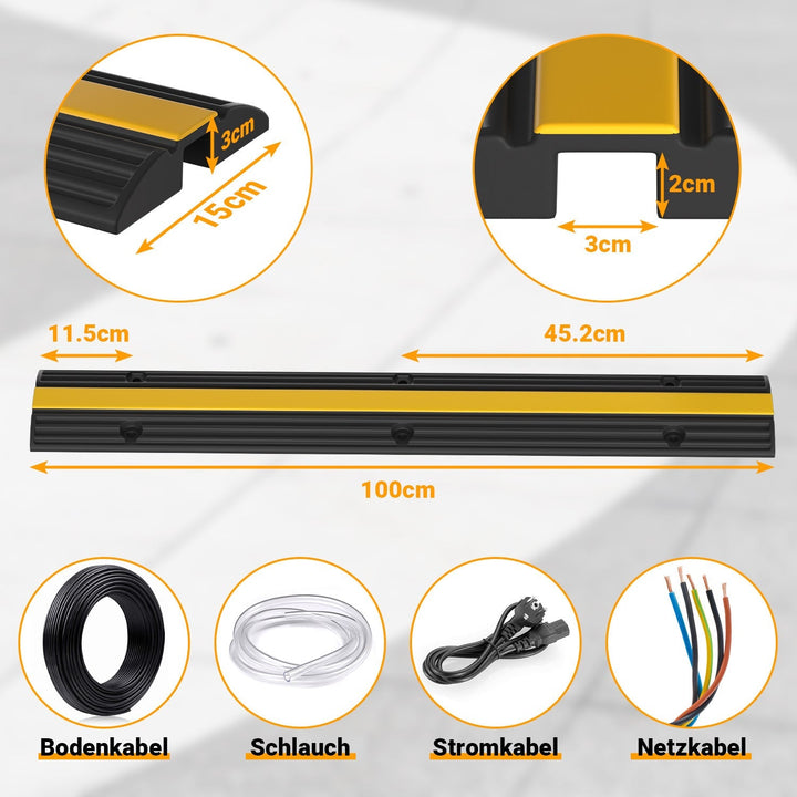 Cable bridge hose bridge 1m 4 pieces | Bowlift