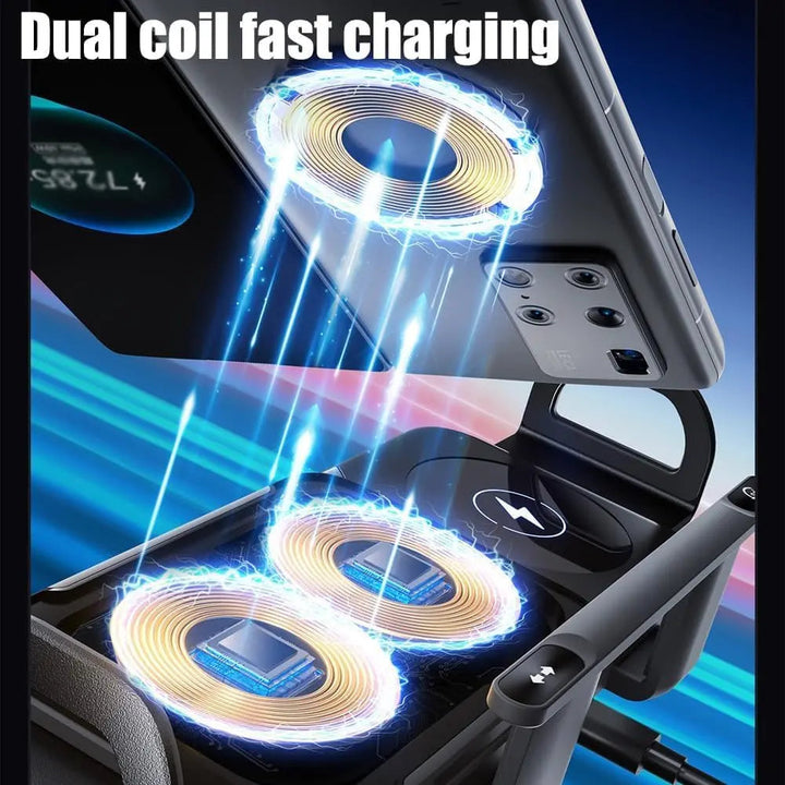 BowLift | Wireless Phone Holder for Car with Fast Charging