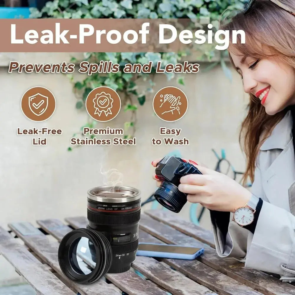 BowLift | Camera Lens Mug – Insulating and decorative