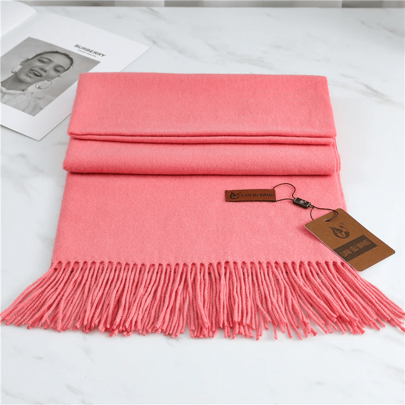 BowLift | Cashmere Scarf with Tassels for Warmth & Elegance