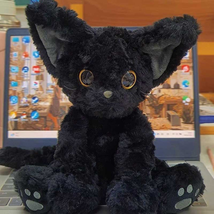 BowLift | Kawaii Black Cat Plush Toy Stuffed Animal