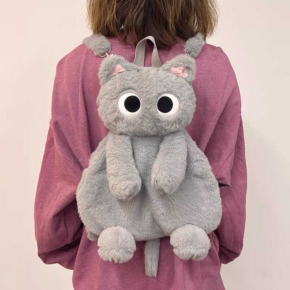BowLift | Cute Cat Plush Backpack