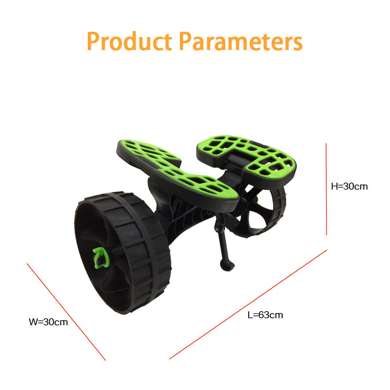 BowLift | Kayak Trailer, Plastic Trailer, Adjustable Platform Boat Trolley, Mobile Beach Cart, Rowing Trolley