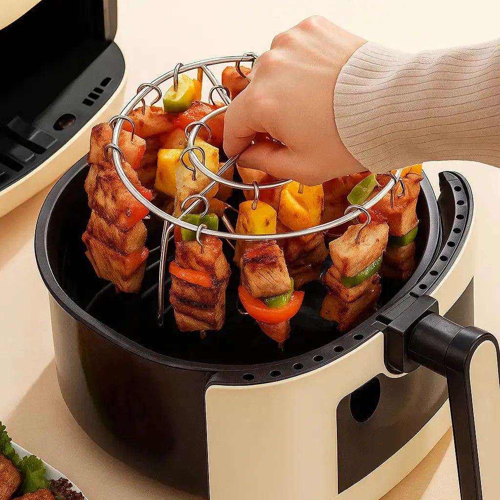 BowLift | Kebab Grill for Hot Air Fryers – Even Cooking & BBQ Enjoyment