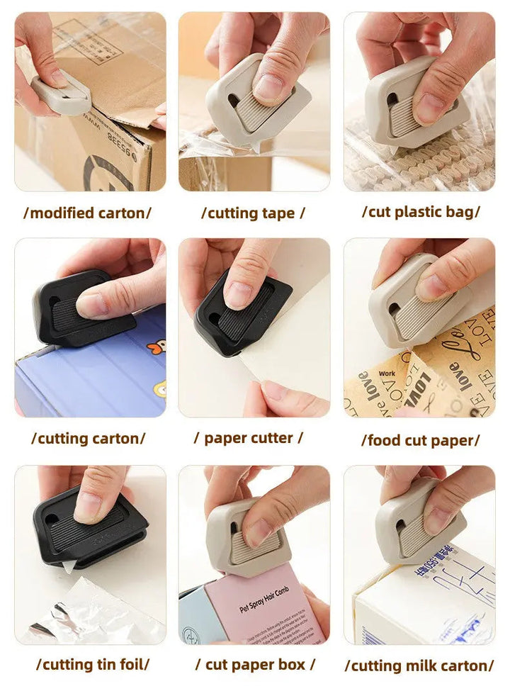 BowLift | Ceramic box cutter – With automatic blade retraction & magnet function