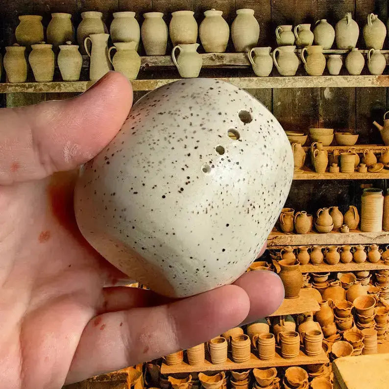 BowLift | Ceramic Herb Stripper with Rustic Artisan Charm