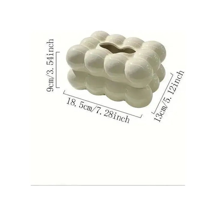 Ceramic Tissue Box - Elegant Tissue Holder | Bowlift