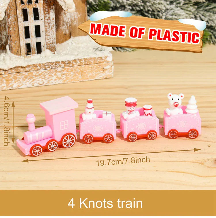 BowLift | Kerst Trein Decoratie – Houten of Plastic Kersttrein voor een Feestelijke Sfeer