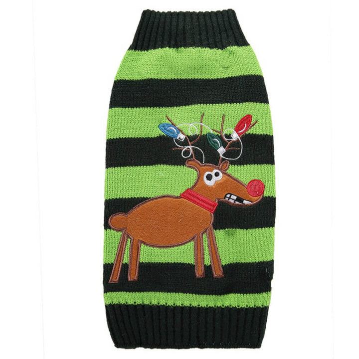 BowLift | Christmas Sweater for Dogs - Festive Reindeer with Various Prints
