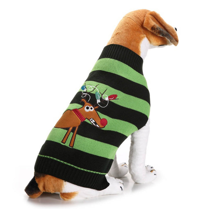 BowLift | Christmas Sweater for Dogs - Festive Reindeer with Various Prints