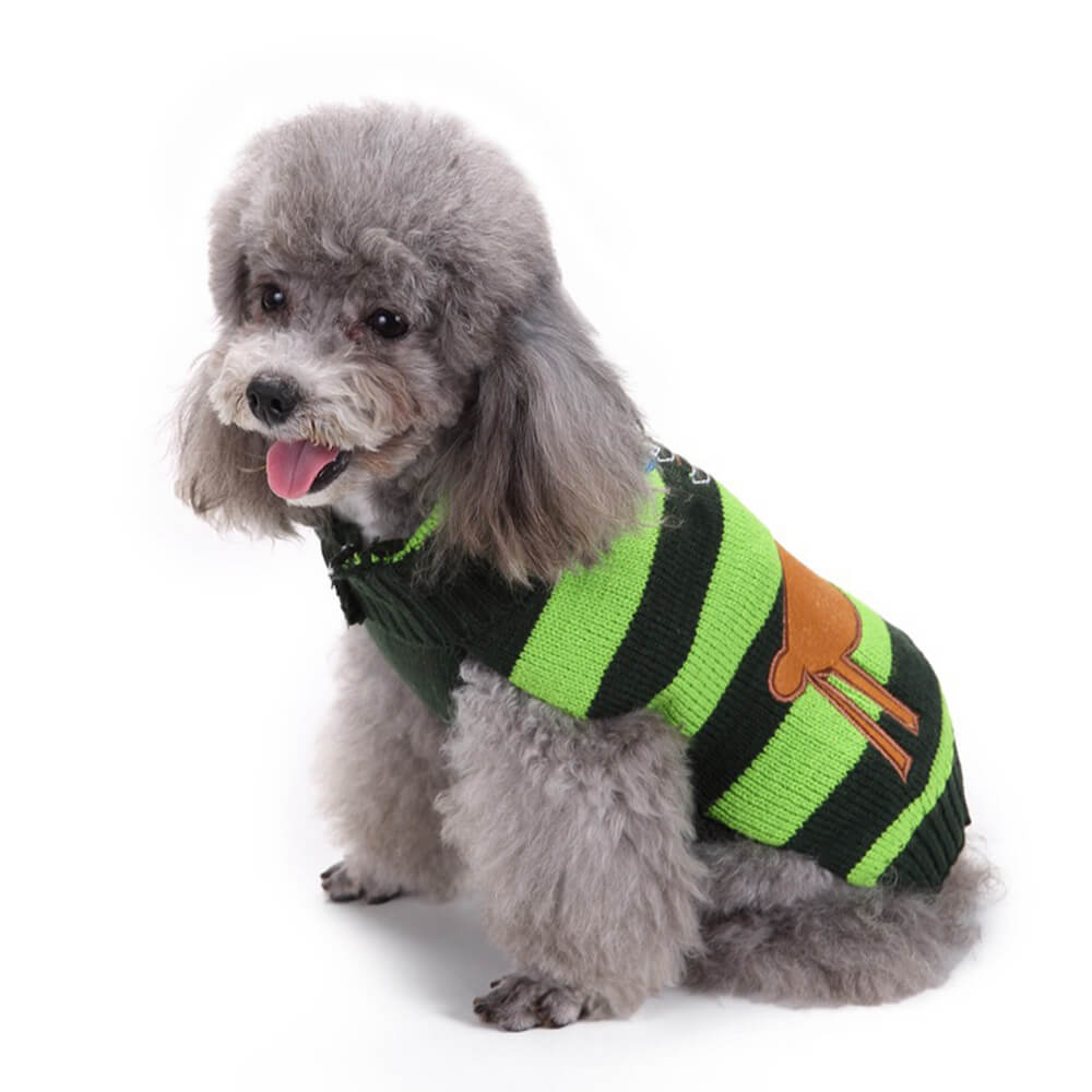 BowLift | Christmas Sweater for Dogs - Festive Reindeer with Various Prints
