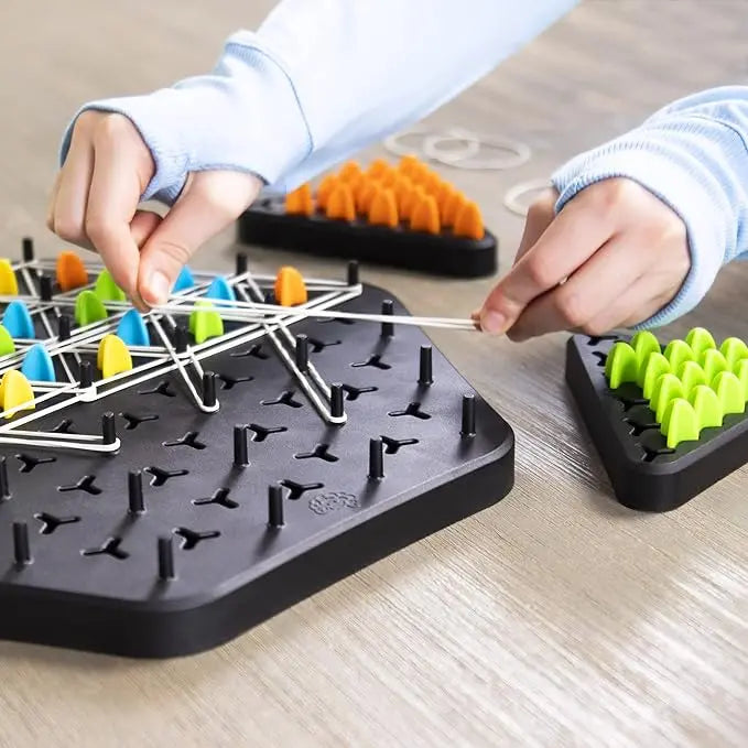 BowLift | Chain Triangle Strategy Game – elegant thinking game for 2–4 players