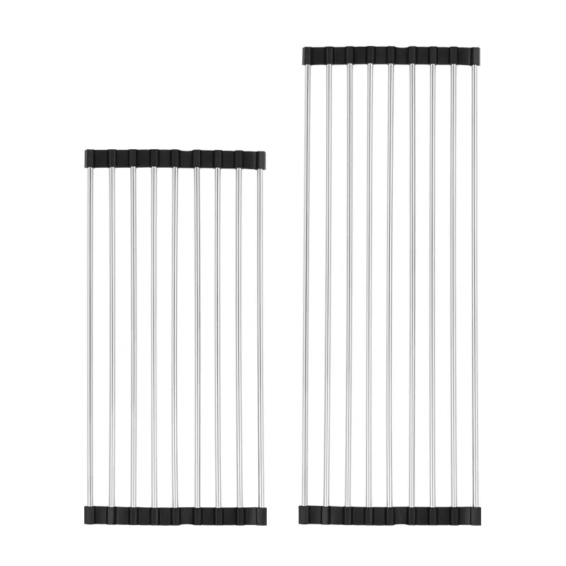 BowLift | Draining rack for the kitchen made of stainless steel – SinkRack – foldable – for pans and other dishes – draining board