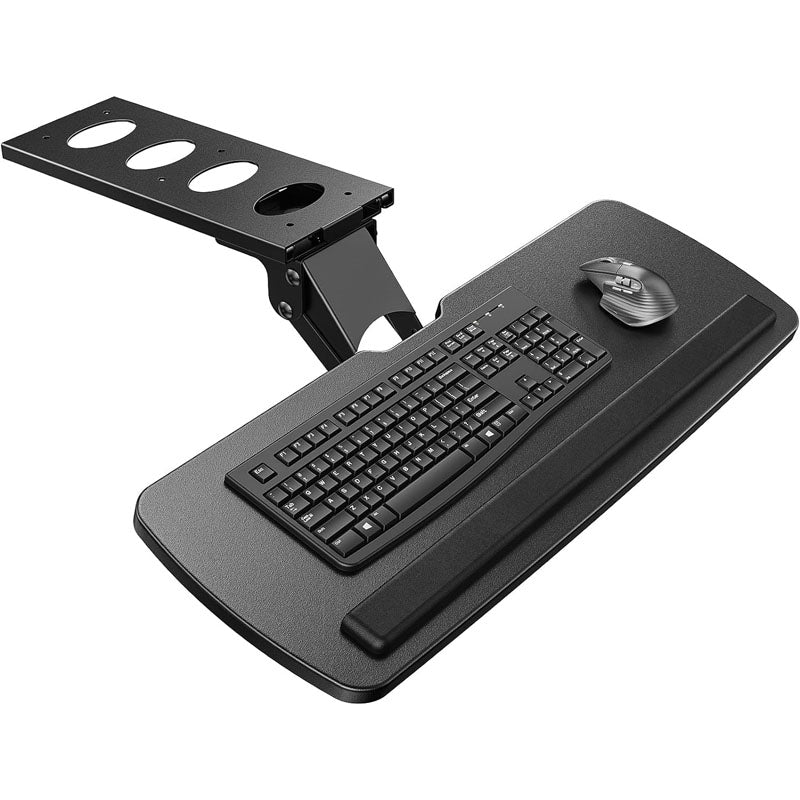 BowLift | Keyboard Drawers Keyboard Tray Under Desk, 360 Adjustable 360 Adjustable for Typing in Home, Office Work