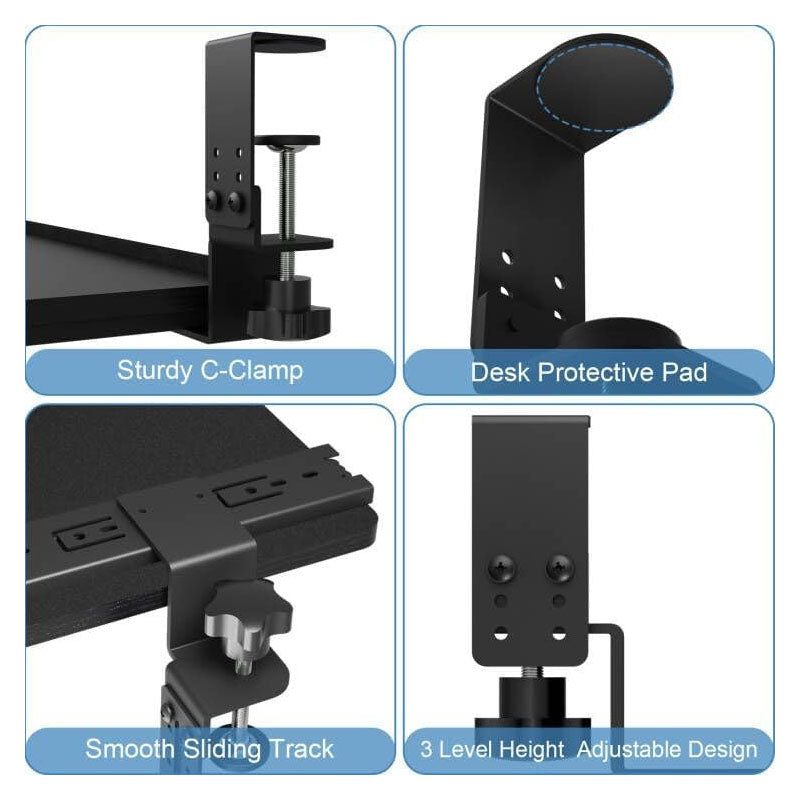 BowLift | Keyboard Drawers & Platforms Keyboard Tray Under Desk Pull out Keyboard/Mouse Tray Under Desk for Typing in Home, Office Work