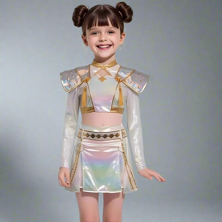 BowLift | Kpop Halloween Costume Girls Holographic Outfit