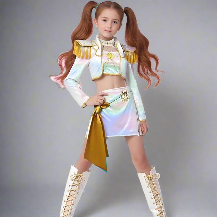 BowLift | Kpop Halloween Costume Girls Holographic Outfit