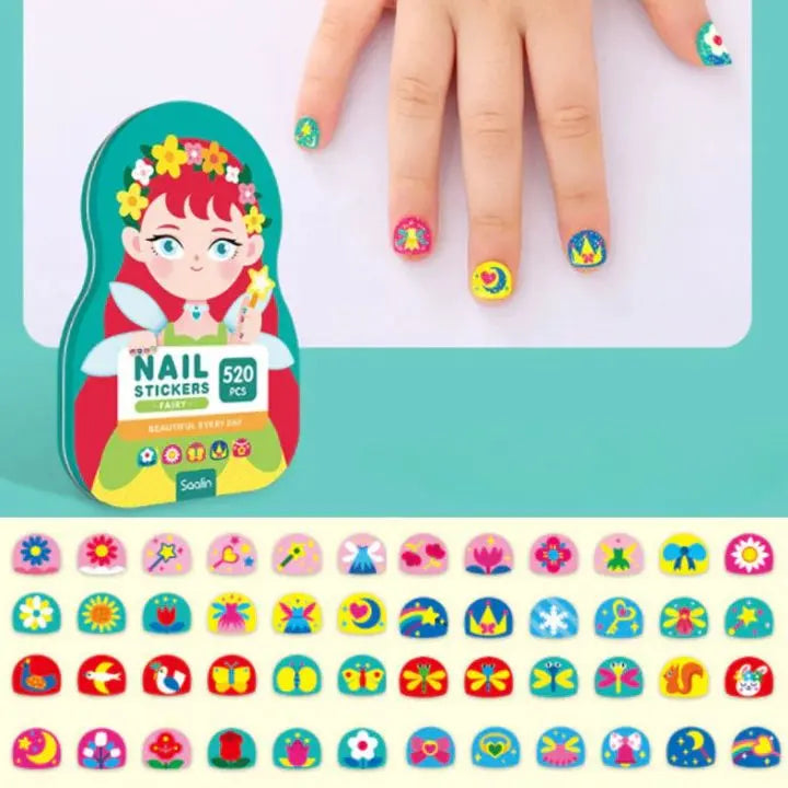 BowLift | Kids Nail Sticker Set – Fun, Safe Nail Art