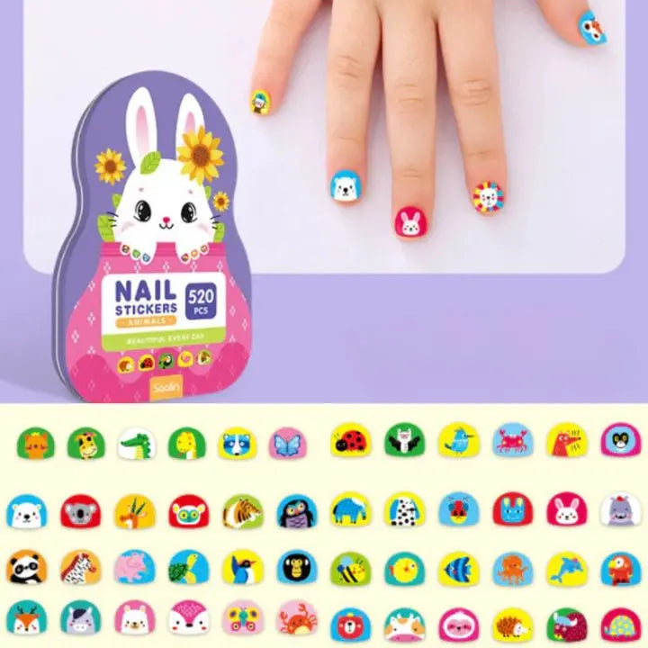 BowLift | Kids Nail Sticker Set – Fun, Safe Nail Art