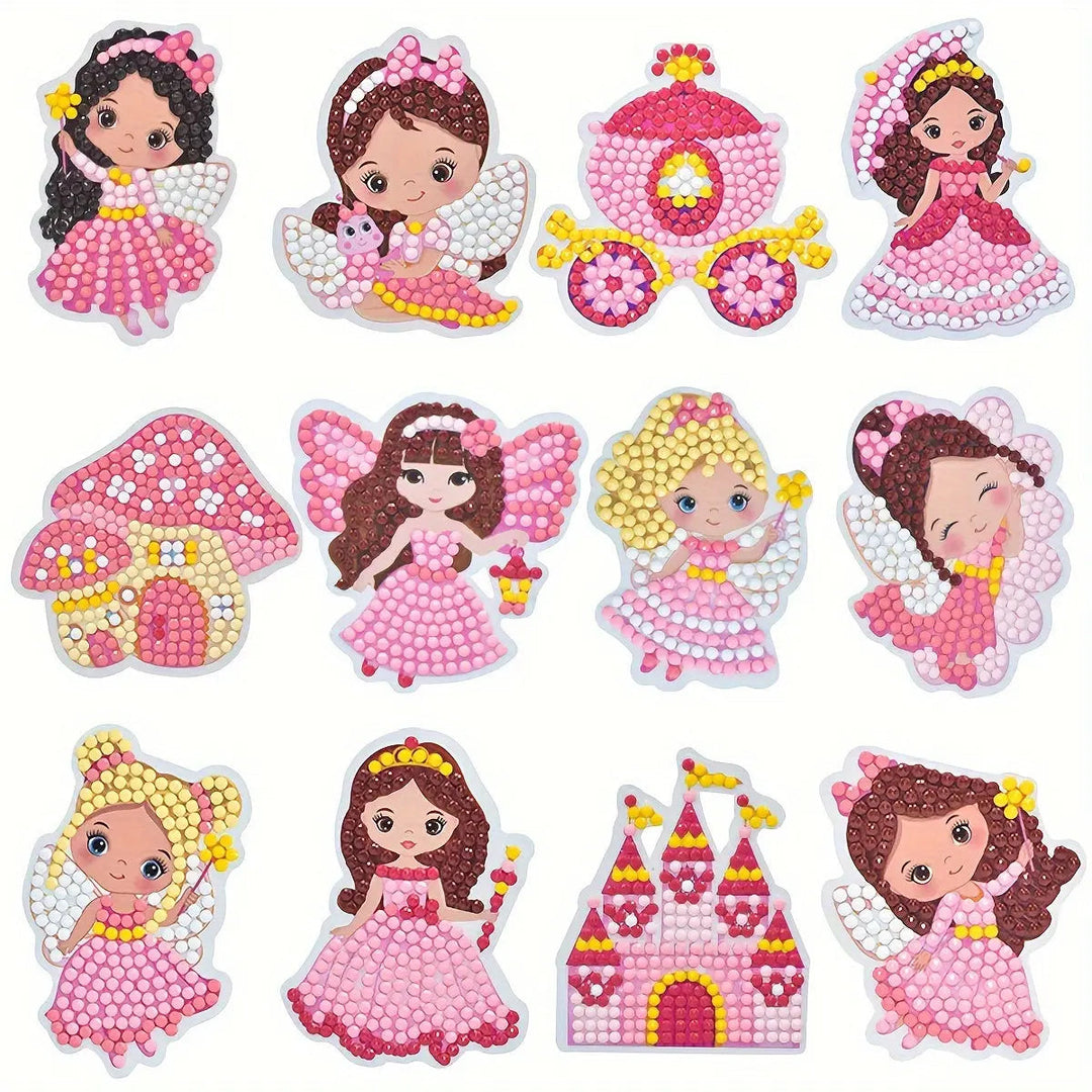 BowLift | Child-friendly Diamond Sticker Set – With non-toxic Glitter Stones