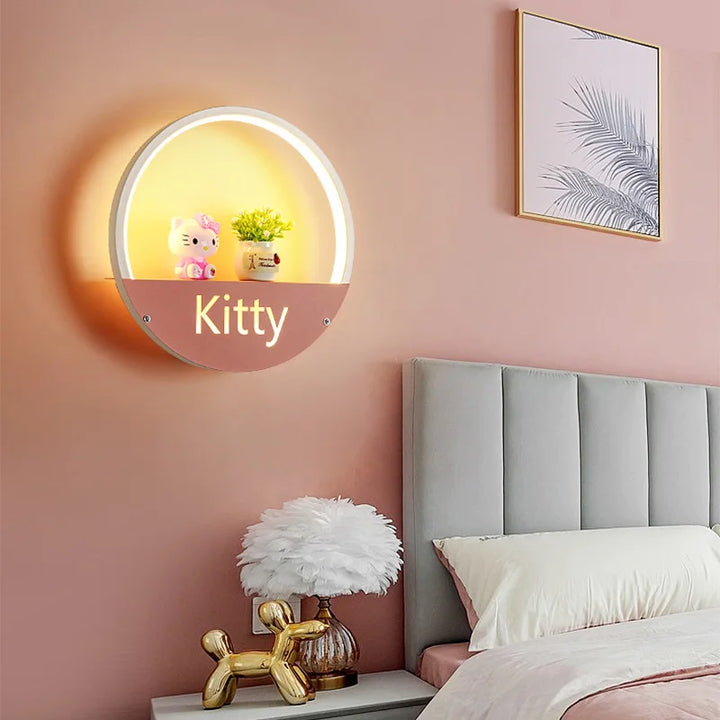 Wall light children's room – Creative LED night light wall lamp with bracket | Bowlift