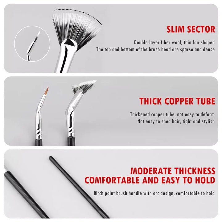 BowLift |  I Folding Eyelash Brush with Angled Head – Perfect for Hectic Mornings