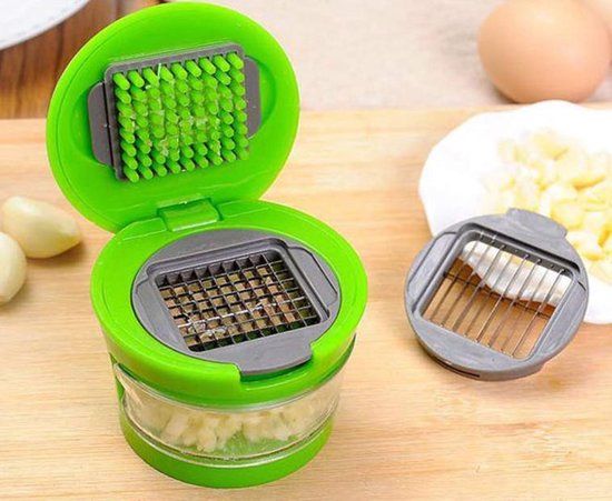 GarlicPress Pro - Compact Garlic Press with Reservoir Bowlift