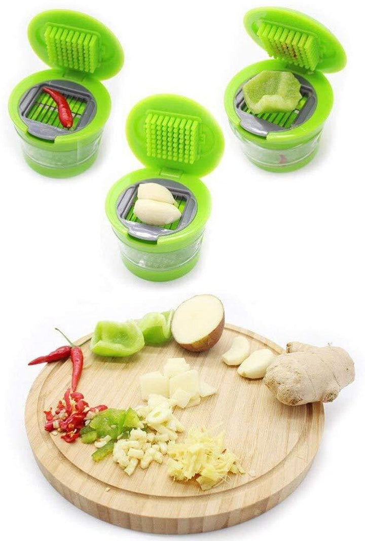 GarlicPress Pro - Compact Garlic Press with Reservoir Bowlift