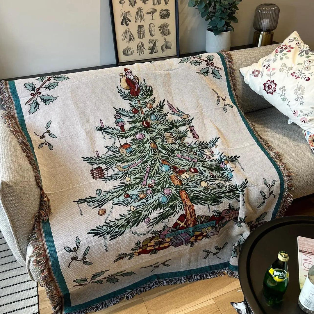 BowLift | Christmas Blanket with Nutcracker, Soft Fleece, Perfect for Decoration and Winter Evenings