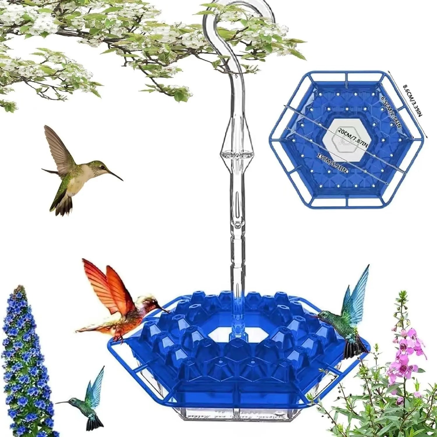BowLift | Kolibri Feeder to Hang – For a Lively Garden Full of Color and Life