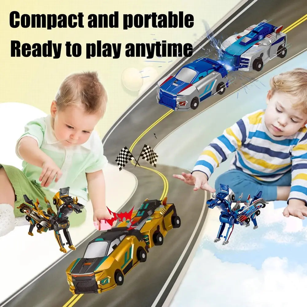 BowLift | Collision toy car with dinosaur transformation