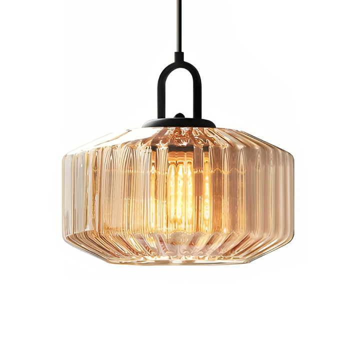 BowLift | Colorful Hanging Glass Lamp with Adjustable Height – Ideal for Dining Room and Kitchen