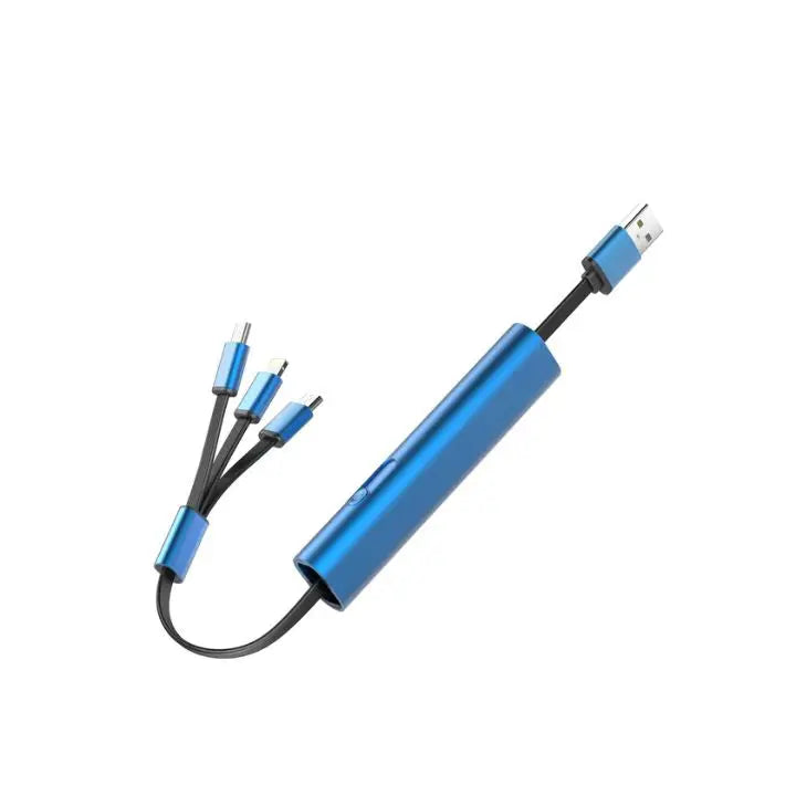 BowLift | Compact 3-in-1 Fast Charging Cable with Lightning, Micro, and Type-C Connector