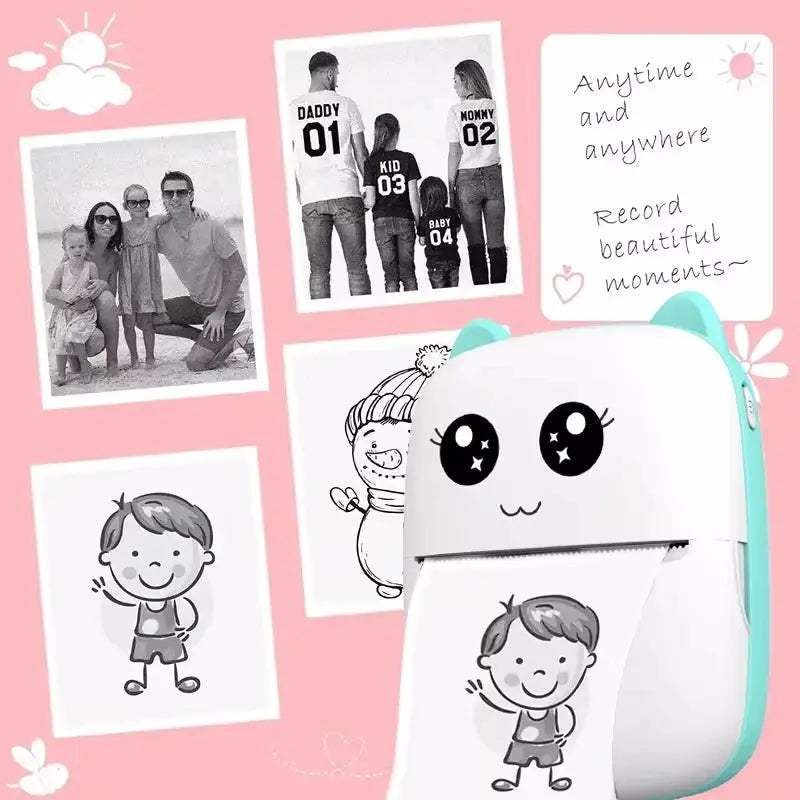 BowLift | Compact Bluetooth Thermal Printer – No Ink Required