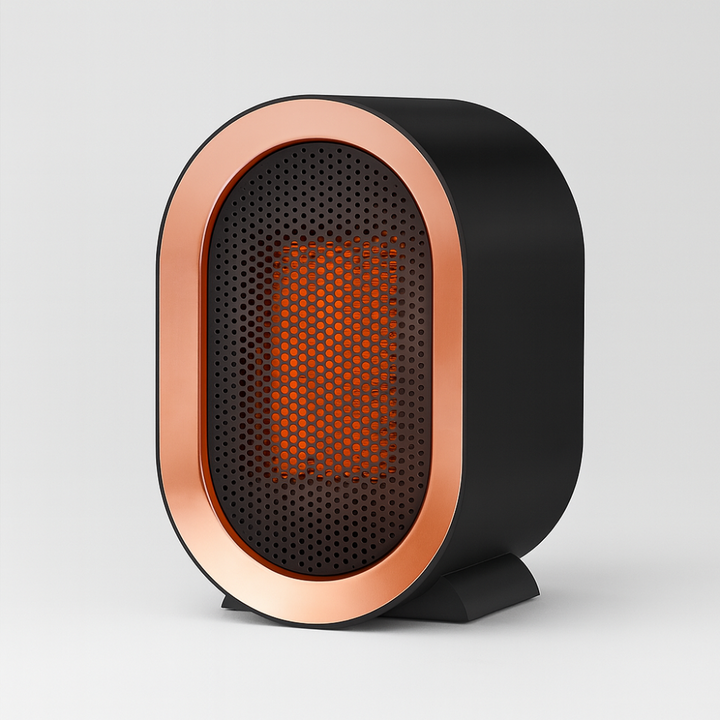 BowLift | Compact Electric Heater Energy-Saving Ceramic for Small Rooms – Quiet Heating 800-1200 W