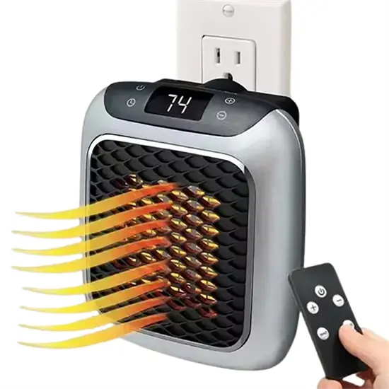 BowLift | Compact Electric Heater Energy-Saving with Timer for 32.5 m² – Quick Room Heating, Quiet and Safe