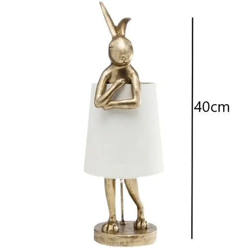 Rabbit Table Lamp – Dimmable LED Night Light in Modern Design for Kids' Room & Living Room | Bowlift