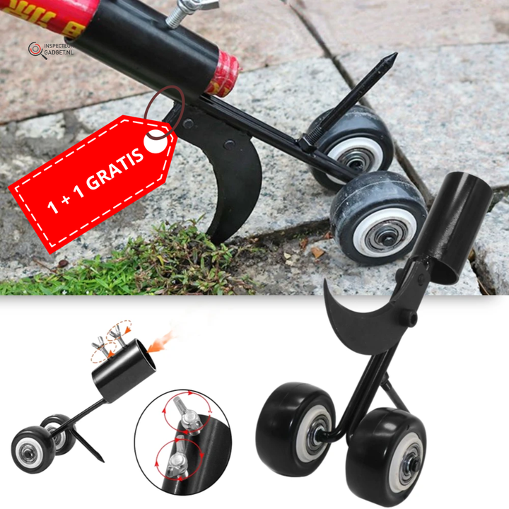 BowLift | RootEase Deluxe Weed Remover – Back-friendly weed puller with wooden handle