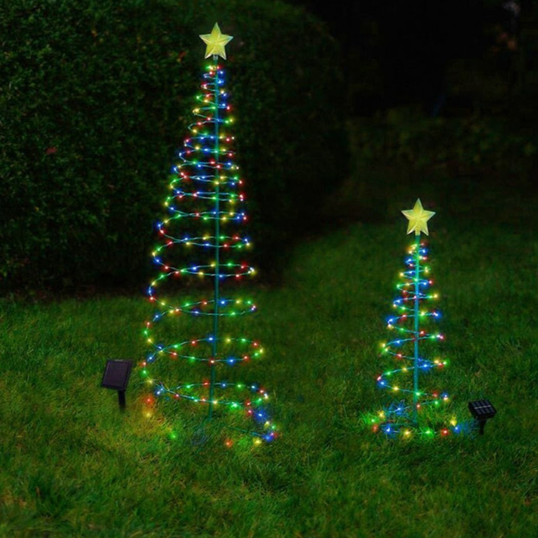BowLift | SolarGlow Christmas Tree – Wireless LED Outdoor Lighting powered by Solar Energy
