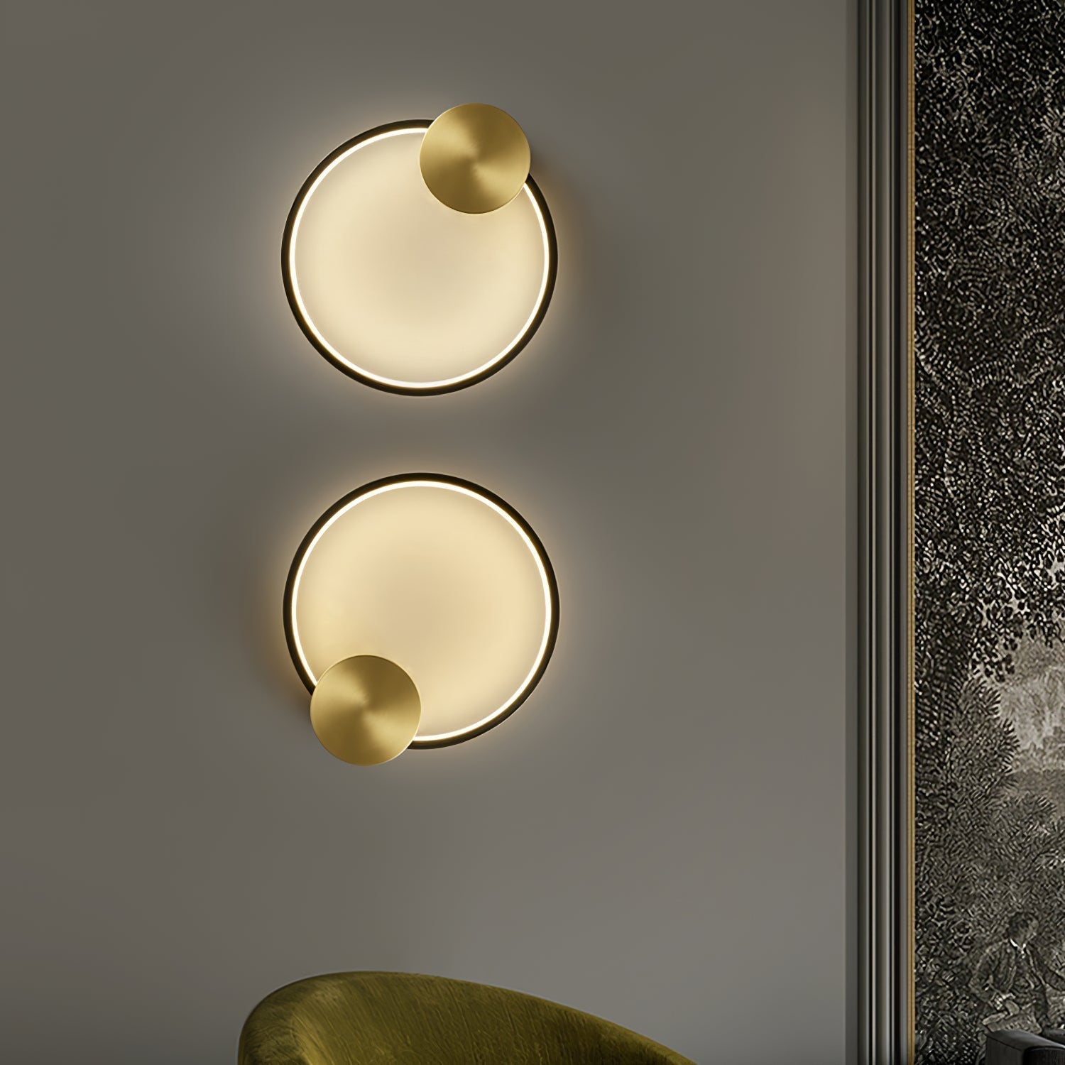 BowLift | GeoLight – Sleek Geometric Wall Lamp for Contemporary Spaces
