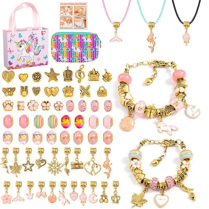 BowLift | Creative Bracelet Craft Kit for Girls with Sparkling Charms