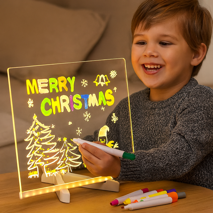 BowLift | Creative LED Drawing Board for Kids, Reusable, USB Powered, Safe for Children