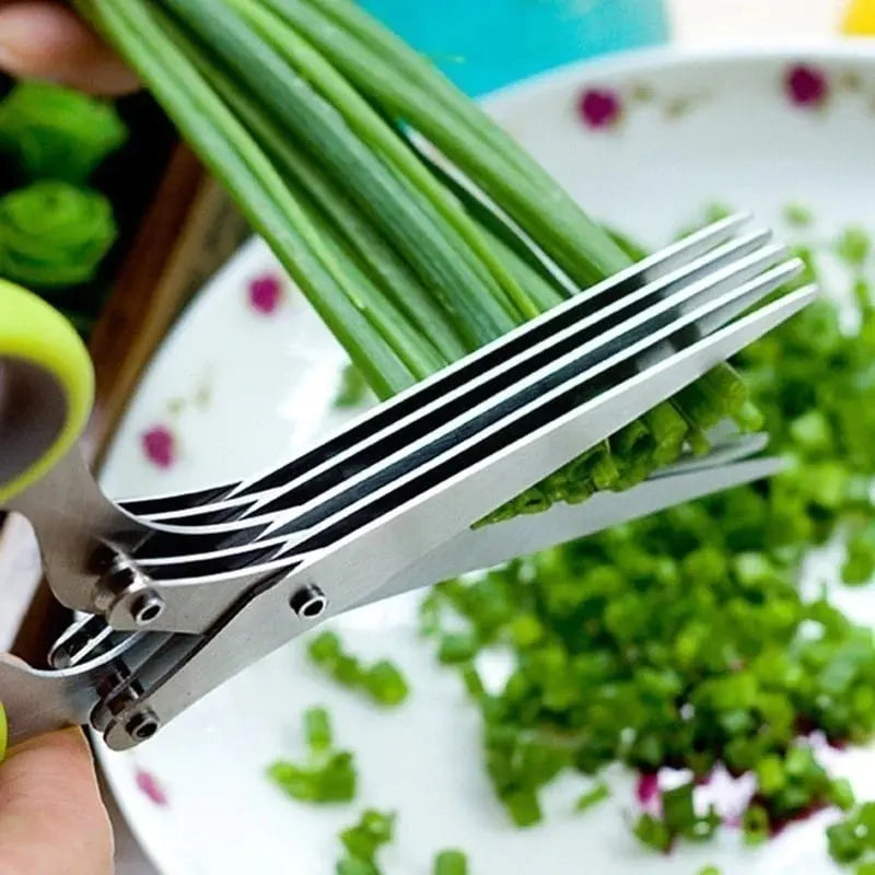 BowLift | Kitchen scissors with 5 blades – Saves time & replaces tedious chopping