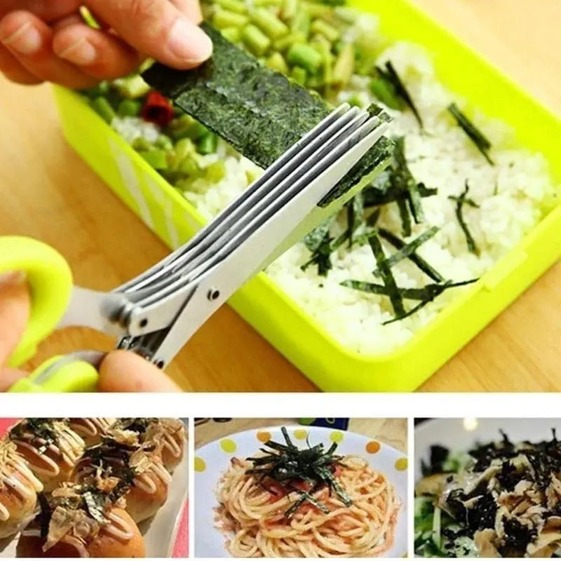 BowLift | Kitchen scissors with 5 blades – Saves time & replaces tedious chopping